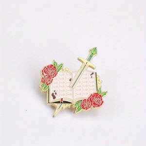 Badge littéraire fantastique élégant, idéal pour les amateurs de <span class=keywords><strong>littérature</strong></span> et de fantastique, accessoire de mode polyvalent - Product Image 5