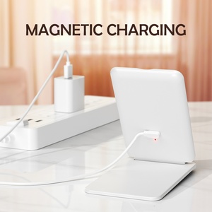 Touch Screen Rechargeable Portable Make up Cosmetic <b>Vanity</b> Beauty With Led <b>Light</b> Folding <b>Makeup</b> Travel Mirror - Product Image 4