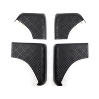 Accessoires pour Suzuki Jimny JB64 JB74 2018-2026, protection d'angle de porte avant et arrière, côté noir, PE, kit carrosserie tout-terrain JB64W JB74W