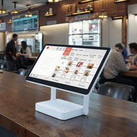 Gmaii Monitor POS layar sentuh 15.6 inci, Monitor POS layar sentuh semua dalam satu, resolusi 1920x1080 dapat disesuaikan, ODM/OEM, Android/Windows
