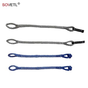 Corda UHMWPE personalizzata con inserto a occhiello, passante a occhiello resistente in UHMWPE, corda Deneemas con passante per pigtail e surf - Product Image 2