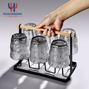 340ml Custom Crystal Clear Glacier Highball Glass Cup Diseño único para cóctel Café Soda Jugo Cerveza - Product Image 6