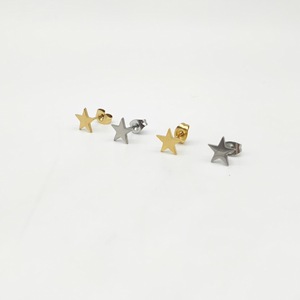 ต่างหูรูปดาวสแตนเลสสำหรับผู้ชายและผู้หญิงเครื่องประดับแฟชั่น - Product Image 3