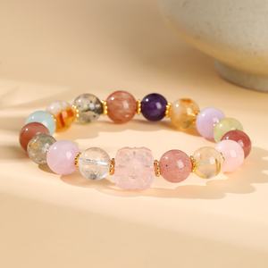 คริสตัลดูเป่าธรรมชาติ <span class=keywords><strong>ส</strong></span>ีดำทอง ซุปเปอร์<span class=keywords><strong>เซ</strong></span><span class=keywords><strong>เว่</strong></span><span class=keywords><strong>น</strong></span> แบ็คคลาวด์ <span class=keywords><strong>ส</strong></span>แควร์แบร<span class=keywords><strong>น</strong></span>ด์ <span class=keywords><strong>ส</strong></span>ร้อยข้อมือประดับลูกปัด<span class=keywords><strong>ส</strong></span>ุดหรูระดับไฮเอ<span class=keywords><strong>น</strong></span>ด์ - Product Image 2