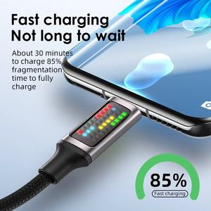 Cable de Carga Rápida de 60W con Micro USB Tipo-C para <span class=keywords><strong>iPhone</strong></span> <span class=keywords><strong>y</strong></span> Teléfonos Móviles <span class=keywords><strong>Samsung</strong></span>, Cable Cargador USB - Product Image 3