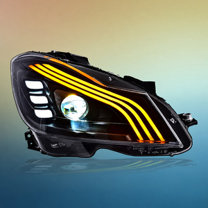 Faro Delantero W204 con Luz Diurna LED para Mercedes-Benz Clase C, Reemplazo Personalizado para Pedidos de Talleres y Distribuidores - Product Image 5