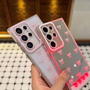 Funda para Teléfono Samsung Galaxy S25 con Indicador Luminoso de Llamadas, Diseño de Lazo Moderno y Popular en TikTok - Product Image 4