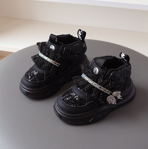 รองเท้าลำลองสำหรับเด็กผู้หญิงรุ่นใหม่ สปริงแอนด์ออทัมน์ ดีไซน์เจ้าหญิง พร้อมโบว์น่ารัก สวมใส่สบาย - Product Image 3