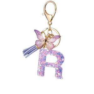 CHENXI Llaveros con Letras para Adolescentes, Dijes de Colores Personalizados, Llavero para Bolso, Mochila, Cartera, Anillo de Llaves con Letras del Alfabeto - Product Image 3