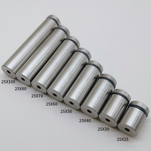 Stainless Steel Square/Round Advertising <b>Nails</b> 25X25 to 25X100 Durable <b>Wall</b>-Mounted Hardware for Sign and Glass Display - Product Image 1