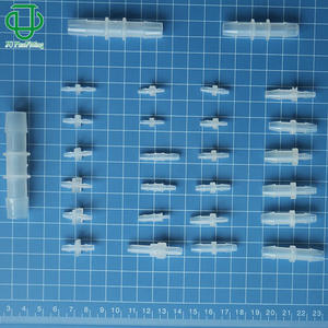 Conector de tubo de plástico PP de diámetro igual, conector recto de dos vías para manguera flexible de goma de 3.2-12.7 mm - Product Image 5