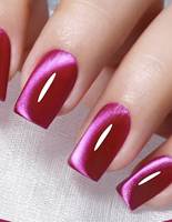 COLORMARK CM-CATEYE Vernis à ongles effet œil de chat Dragon Fruit 2026 Nouveau Rouge Rose Sauce Perles de verre Magnétiques Gel Colle pour Nail Art en Bouteille
