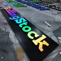 Letras de Pared Personalizadas, Letreros Luminosos, Letras con Iluminación LED 3D, Letrero con Logotipo LED, Letras de Canal LED RGB de Aluminio