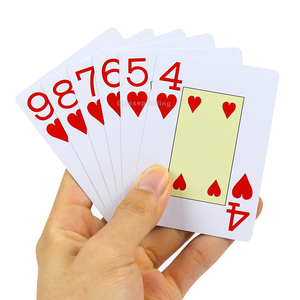 Impresión de Naipes de Plástico Personalizados, Juego de Cartas de 63*88 mm, Impermeables, para Casino, Juego de Póquer - Product Image 6