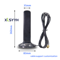 Antenne intérieure longue portée externe 4G LTE 12dBi GSM 5G omnidirectionnelle, amplificateur de signal 4G, routeur, antenne
