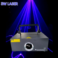 1W 2W 3W RGB Full-colour Animation Laser Projector DJ Light ILDA Stage Laser Beam Light Disco Show DMX