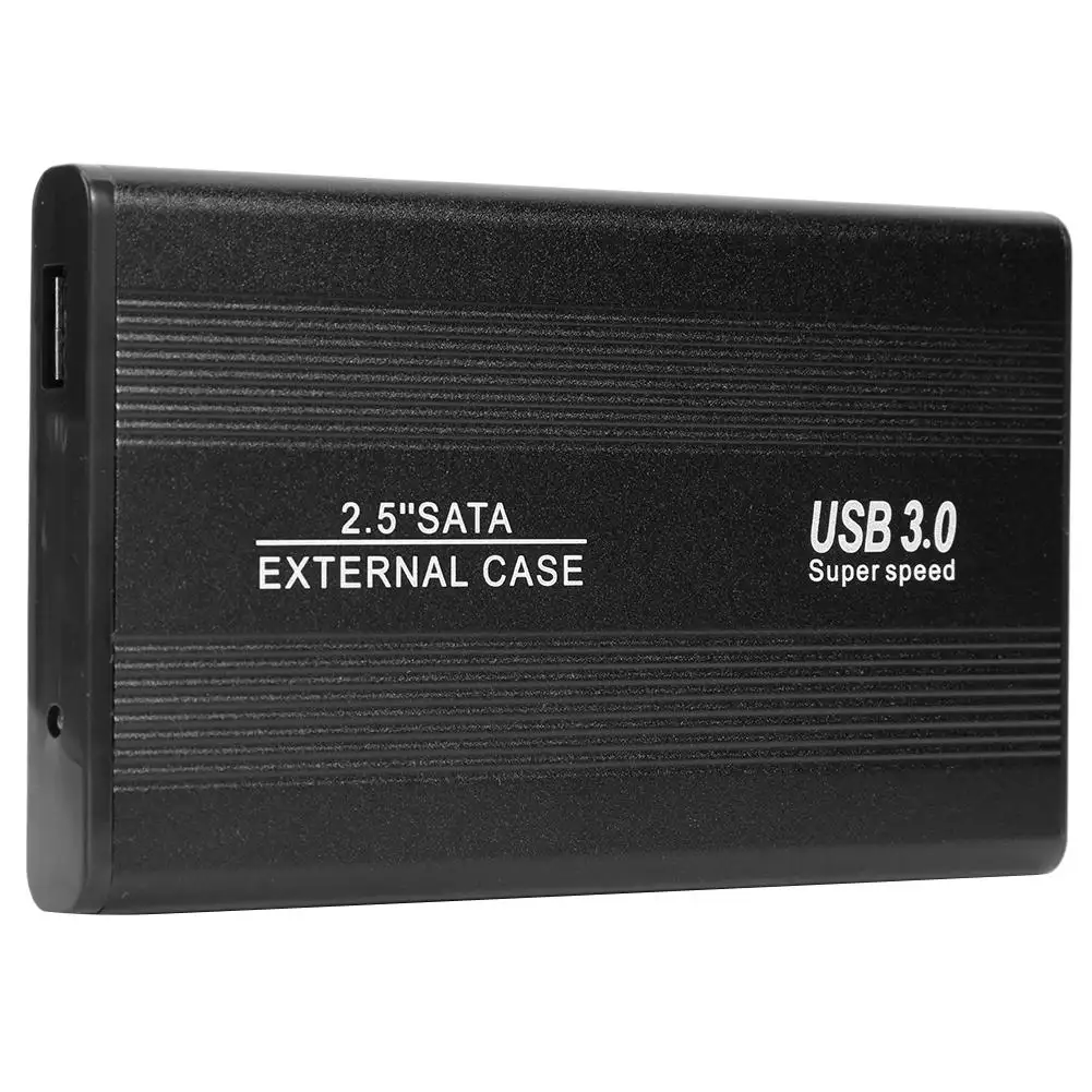 Sıcak USB 3.0 USB 2.0 2.5 "inç SATA harici sabit Disk mobil Disk HD alüminyum muhafaza/kutu kutusu Al Case