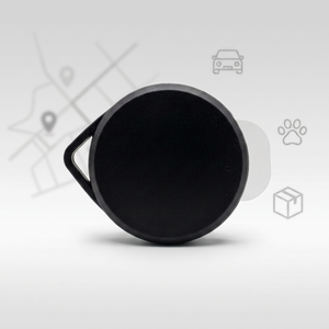 Mini Cardless GPS <b>Tracker</b> Tag Locator Round Black Tracking Device <b>for</b> <b>Motorcycle</b> Automotive Pet Kid - Product Image 2