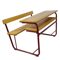 Bureau et chaise d'étudiant de lycée banc de haute qualité ensemble de table pour enfants en bois meubles d'étude