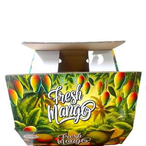 Papel recubierto Mango Carton Box Logotipo del cliente Rectángulo Cartón corrugado CMYK Pantone Color Vietnam - Product Image 2