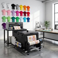 Imprimante DTF professionnelle 13 pouces XP600 avec carte Hoson, imprimante directe sur film, machine d'impression de t-shirts pour petites entreprises et usines
