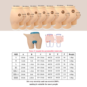 ONEFENG Pantalones de Silicona para Realce de Glúteos Sexy, Relleno de Cadera para Mujer Africana, Pantalones de Entrepierna Abierta, Ropa Interior para Cosplay con Glúteos Completos - Product Image 5