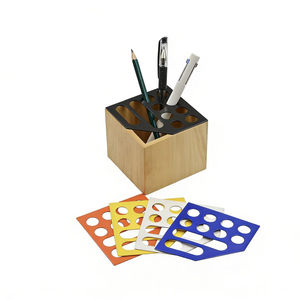 Portalápices Multifuncional de Madera, Recipiente para Lápices, para Oficina o Hogar, Precio Económico, Gran Venta - Product Image 1