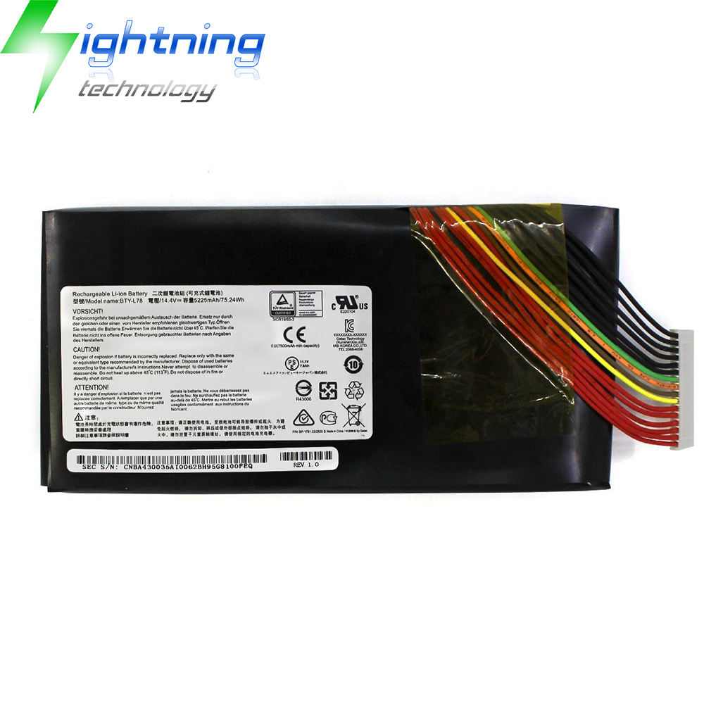 MSI Laptop Batteries Reliable Power for Gaming Notebooks