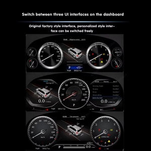 Pantalla LCD Digital para Automóvil Toyota Land Cruiser 200 LC200 2008-2020, Panel de Instrumentos, Velocímetro, Pantalla de 12.3 Pulgadas, LHD RHD - Product Image 3