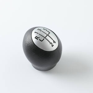 Pommeau de levier de vitesse 5 vitesses en plastique mat électroplaqué ergonomique compatible Renault - Product Image 3