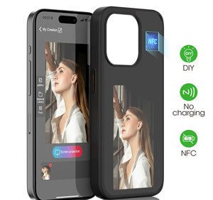 Kỹ thuật số 4 màu sắc trường hợp NFC mực thông minh Màn hình hiển thị thông minh di động điện thoại di động trường hợp vỏ bìa - Product Image 2