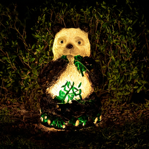 Charming Panda Decorative Sculpture Light Fiberglass Animal Lamp for Garden and Public Space Lighting - Product Image 1