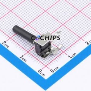 GT-TC101B-H175-L1 Tactile Switch Through hole,6x7.5mm Switch Single Pole Single Throw Round Button 2.5N Right Angle Insert - Product Image 2