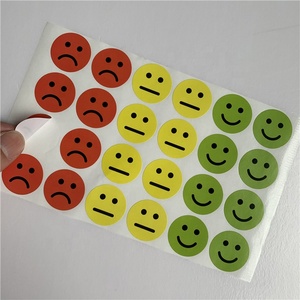 Color personalizado Smiley cara feliz pegatinas - Product Image 4