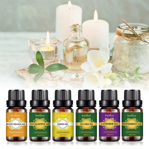 Juego de aceites esenciales de aromaterapia pura 100%, paquete de 6, 10ml, eucalipto, lavanda, hierba de limón, naranja, menta, árbol de té - Product Image 5