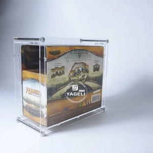 Premium Quality clear Detachable Acrylic Display Booster <b>Box</b> for <b>Magic</b> the Gathering - Product Image 3