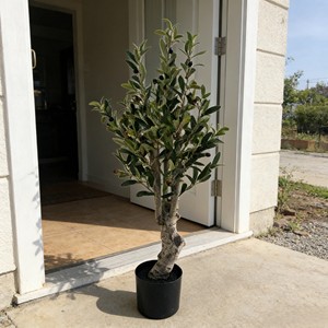 Artificial Olive <b>Tree</b>-<b>Plastic</b> Evergreen Wedding & Christmas Decor - Product Image 4