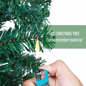 Albero di <span class=keywords><strong>natale</strong></span> verde artificiale del PVC di 180CM grande per la decorazione decorazione natalizia di pohon natal - Product Image 2