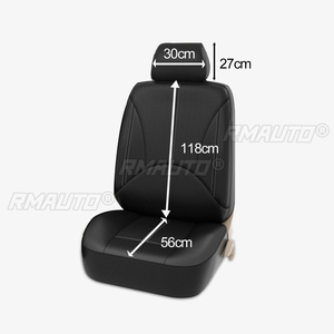 Housses de siège avant universelles en cuir PU pour voiture, housses de siège arrière de haute qualité pour voiture, protection de siège auto pour intérieur de voiture - Product Image 5