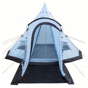 Tentes de camping pyramidales familiales multi-personnes, grand espace, imperméables, type tunnel, modèle 2023 - Product Image 2