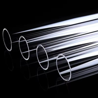 Tubo de Cuarzo de Alta Pureza de Tamaño Personalizado de Fábrica, Tubo de Vidrio de Cuarzo Transparente para Equipos de Difusión de Semiconductores