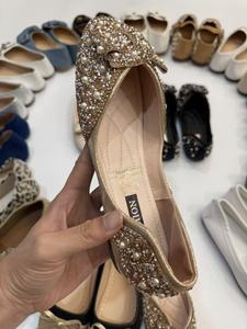 <span class=keywords><strong>Scarpe</strong></span> da Ballerina Economiche per Donna, Set di <span class=keywords><strong>Scarpe</strong></span> <span class=keywords><strong>e</strong></span> Borsa Piatte per Donne Africane, Stock di Fabbrica - Product Image 5