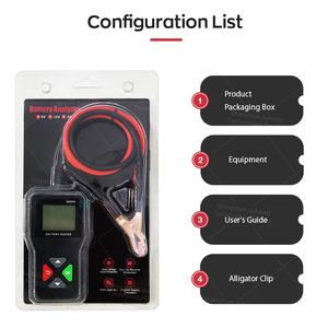 Bm550 6V 12V 24V Ô Tô Công cụ Chẩn đoán Xe pin Analyzer & <span class=keywords><strong>Tester</strong></span> - Product Image 6