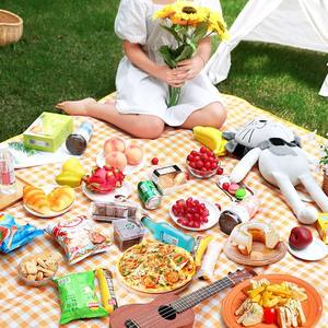 Tapetes de picnic personalizados, tapetes de picnic para exteriores, impermeables y resistentes a la humedad, para excursiones de primavera, picnics en la playa, gruesos, portátiles - Product Image 3