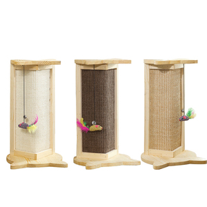Wholesale Wooden Sisal Scratcher Cat Scratching Post Furniture <b>Protector</b> Guard for Sofa <b>Corner</b> - Product Image 2