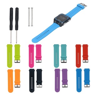 Bracelet de montre intelligente pour <span class=keywords><strong>Garmin</strong></span> <span class=keywords><strong>Forerunner</strong></span> <span class=keywords><strong>920XT</strong></span> avec vis originales + couteau utilitaire Bracelet de montre en silicone - Product Image 1