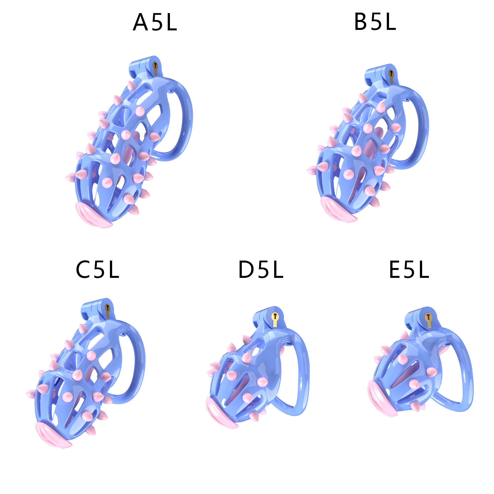 สีฟ้า + สีชมพู
