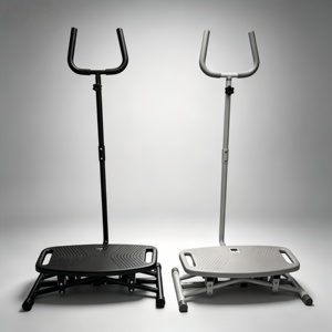 Czfit Entraîneur de fitness pliable en acier avec guidon réglable et écran LED pour exercices de remodelage des hanches, des cuisses et du bassin à domicile - Product Image 4