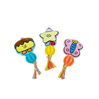 Nouveau modèle de jouet en peluche pour animaux de compagnie avec fonction sonore, corde en coton TPR, en forme de pastèque, durable et interactif, jouets d'auto-amusement