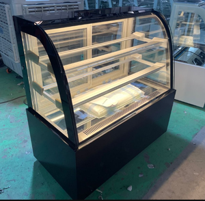Vitrine Réfrigérée Commerciale pour Pâtisseries RTK avec Verre Courbé, Base en Marbre, Refroidissement par Tubes en Cuivre, Verre Anti-Buée et Thermostat Numérique - Product Image 3